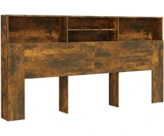 Galvūgalis-spintelė, dūminio ąžuolo spalvos, 200x19x103,5cm