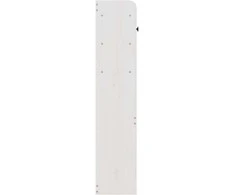Galvūgalis su daiktų laikymo vieta, baltas, 135cm, pušis