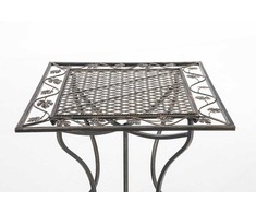 Lauko baldų komplektas Mville Geležinis stalas "Asina" 60 x 60 cm bronza