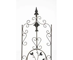 Mville Grotelės augalams Burgus 122 x 35 cm bronza