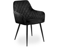 Ehokery Poland HAVANA VELVET aksominė kėdė juoda
