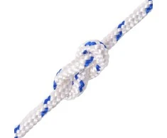 Jūrinė virvė, polipropilenas, 10mm, 50m, balta