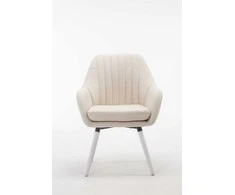 Clp Trading Kėdė Florian Fabric kreminė, balta