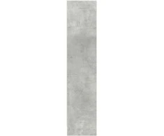 Knygų spinta, betono pilka, 80x24x109cm, apdirbta mediena