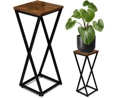 Poland KONEL RUSTIC augalų stovas juodas 62 cm