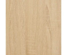 Kosmetinis staliukas su veidrodžiu, ąžuolo, 130x50x132,5cm