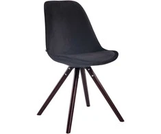 Mville Lankytojų kėdė Toulouse velvet round cappuccino