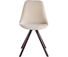 Mville Lankytojų kėdė Toulouse velvet round cappuccino