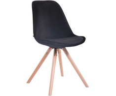 Clp Trading Mville Lankytojų kėdė Toulouse velvet round natura