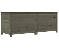 Lauko dėžė pagalvėlėms, antracito, 150x50x56cm, eglės masyvas