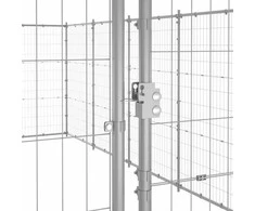 Lauko voljeras šunims, galvanizuotas plienas, 36,3m²