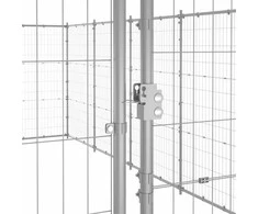 Lauko voljeras šunims, galvanizuotas plienas, 50,82m²