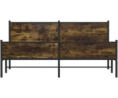 Lova Lovos rėmas be čiužinio, dūminio ąžuolo, 193x203cm, metalas