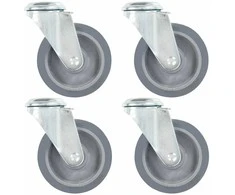 Pasukami ratukai, 4vnt., 100mm, tvirtinami varžtu