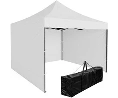 Poland Ekspress prekybos paviljonas 3x3 m 3 sienos baltos spalvos