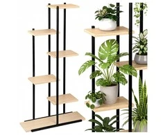 Gėlių stovas Loft Inspired, 113 cm, juodas