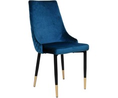 Bipohome Ehokery Šiuolaikinė skandinaviška veliūrinė kėdė Velvet Velior Juodas Legs Loft