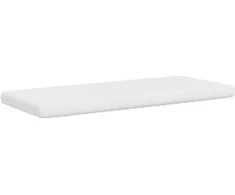 Poroloninis čiužinys, baltas, 80x210cm, 20ILD kietumo, 7 zonų