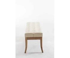 Clp Trading Mville Suoliukas CLP Ramses, dirbtinė oda, kreminės spalvos, 120 cm