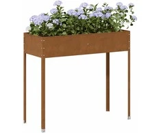 Sodo lovelis, 100,5x40,5x90cm, plienas