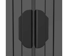 Sodo pašiūrė, šviesiai pilka, 192x108x223cm, plienas