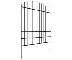 Sodo tvora su iečių viršug., juoda, (1,75-2)x5,1m, plienas