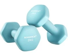 Songmics 2 hantelių rinkinys turkio spalvos