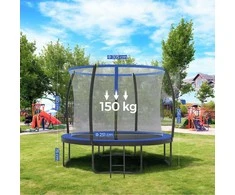 Songmics Batutas 305 cm d, sodo batutas su apsauginiu tinklu, 180 cm aukščio lenkti stulpai