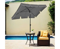 Songmics Dvigubas skėtis 460 x 270 cm, ypač didelis skėtis, sodo skėtis