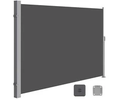 Songmics Išskleidžiama šoninė 200 x 400 cm markizė balkonui