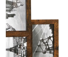 Songmics Nuotraukų rėmelis koliažas 10 nuotraukų vintage rudos spalvos