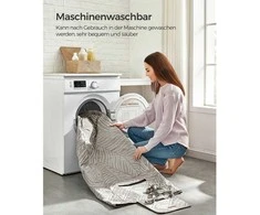 Songmics Picknickdecke 200 x 200 cm maschinenwaschbar Khaki
