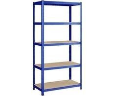 Songmics Sandėliavimo lentynos 200 x 100 x 50 cm mėlynos spalvos