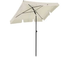 Songmics Skėtis 180 x 125 cm, smėlio spalvos
