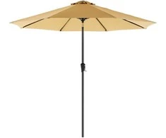 Songmics Skėtis Ø 270 cm Taupe