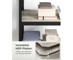 Songmics Stovinti lentyna 40 x 80 x 160 cm su 4 reguliuojamomis lentynomis