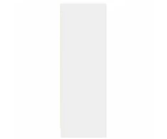 Šoninė spintelė su LED, balta, 42,5x34x100cm, apdirbta mediena