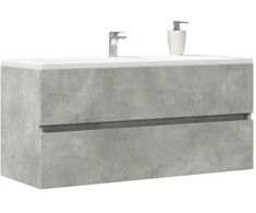 Spintelė praustuvui, betono pilkos spalvos, 100x38,5x45cm, MDP