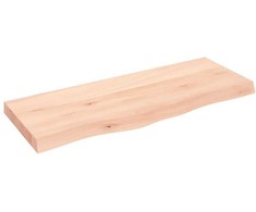 Stalviršis, 100x40x(2–6)cm, neapdorotas ąžuolo medienos masyvas