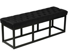 Mville Sėdimoji sofa Polson Velvet Juodas 120 cm