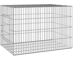 Triušių narvas, 78x54x54cm, galvanizuota geležis