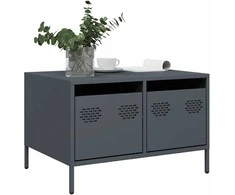 TV staliukas Televizoriaus spintelė, antracito, 68x50x43,5cm, plienas