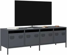 TV staliukas Televizoriaus spintelė, antracito, 135x39x43,5cm, plienas