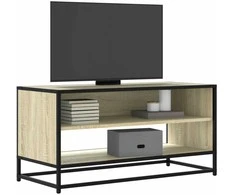 TV staliukas Televizoriaus spintelė, ąžuolo, 91x40x46cm, mediena ir metalas
