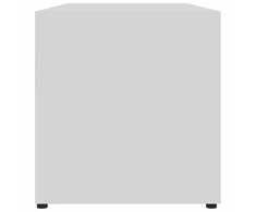 TV staliukas Televizoriaus spintelė, balta, 80x34x36cm, apdirbta mediena