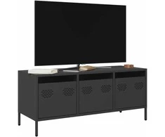 TV staliukas Televizoriaus spintelė, juoda, 101,5x39x43,5cm, plienas