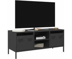 TV staliukas Televizoriaus spintelė, juoda, 101,5x39x43,5cm, plienas