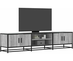 TV staliukas Televizoriaus spintelė, pilka ąžuolo, 180x35x41cm, mediena