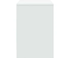 TV staliukas Televizoriaus spintelė su LED, balta, 100x34x50cm, mediena