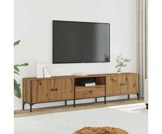 TV staliukas TV spintelė su stalčiumi, artisano, 200x25x44cm, mediena